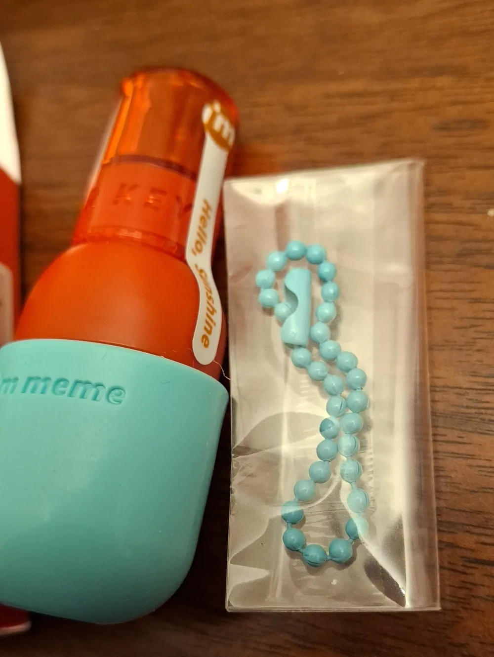 Im Meme Color Key Ring Water Gel Tint - Red Lover Blue Case 2.8g New